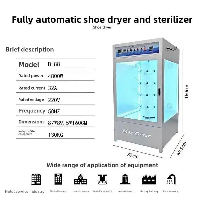Shoe Washing Machine Commercial Sneaker Cleaner Dryer Stainless Steel Shoe Cleaning Equipment for Laundry and Retail Shop