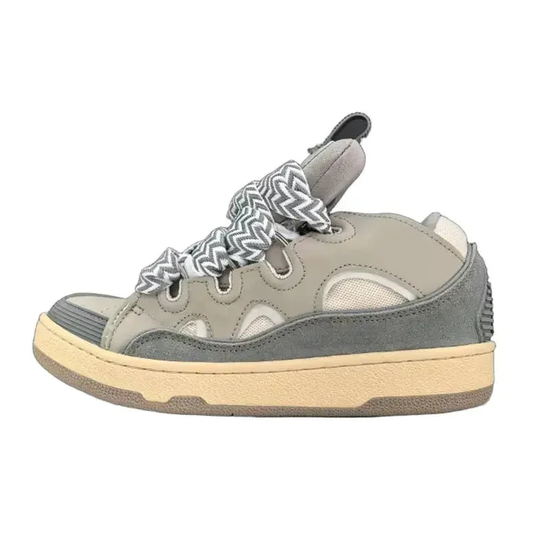 Designer Brand Luxury Casual Shoes Mens Women Embossed Leather Sneakers Calfskin Stripe Stretch Cotton Lace-up Low Rubber
