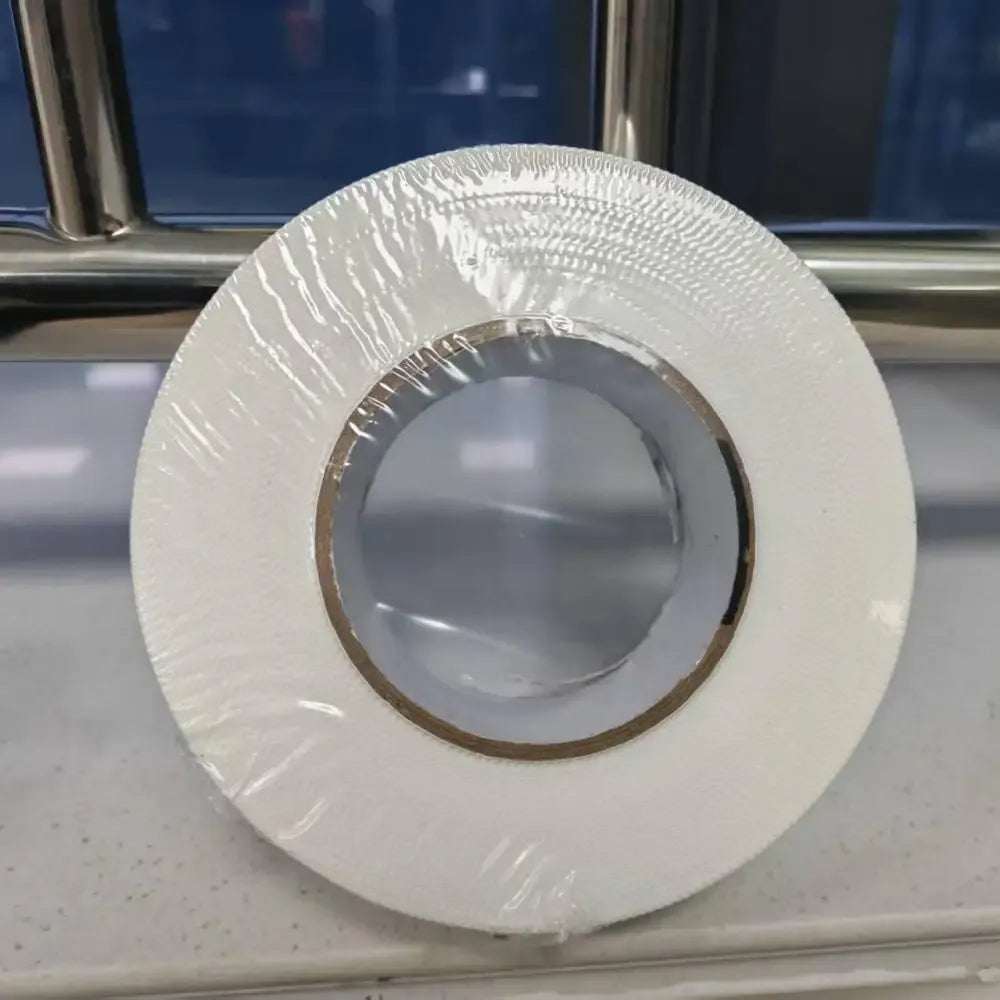 Wholesale 9mil-10mil*4inch*30m PE White Shrink Wrap Tape Repair Tape with 18months UV-anti for Construction/scaffolding