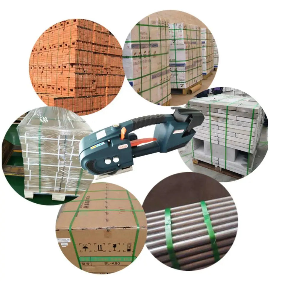 Electric Battery Powered Light Weight Pallet Portable Handheld Manual PET Plastic Strapping Band Machine Tools