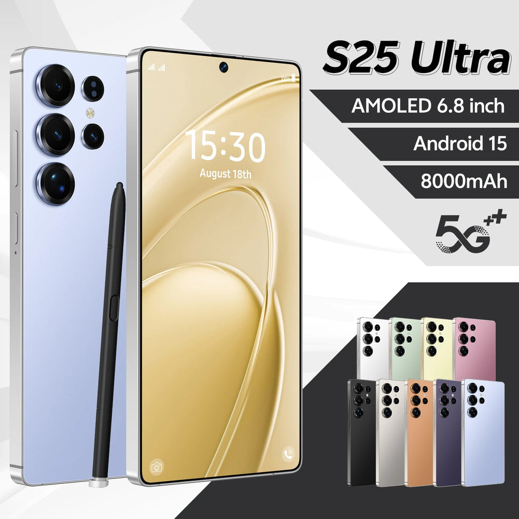 S25 Ultra 5G Smartphone 1TB 16GB RAM 6.8-Inch Unlocked Mobile Tidesmit