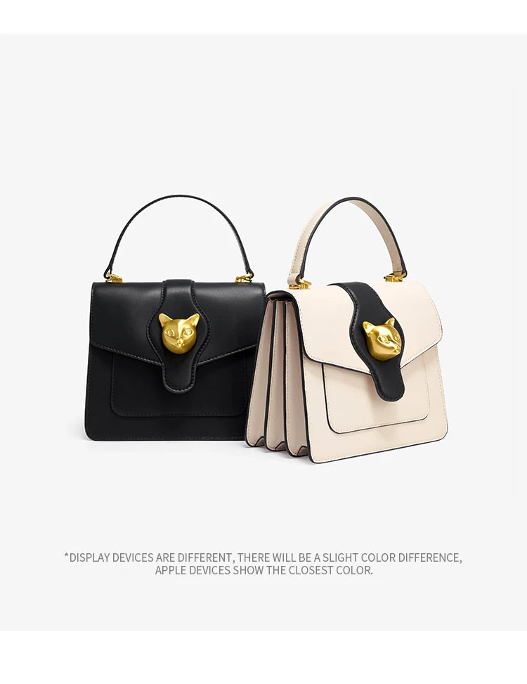 BAFELLI 2025 WOMEN'S BUSINESS STYLISH SHOPPER BAG LADY DESIGN HANDBAGS ORIGINAL BRAND PURSE SHOULDER CROSSBODY  NEW CAT LEATHER