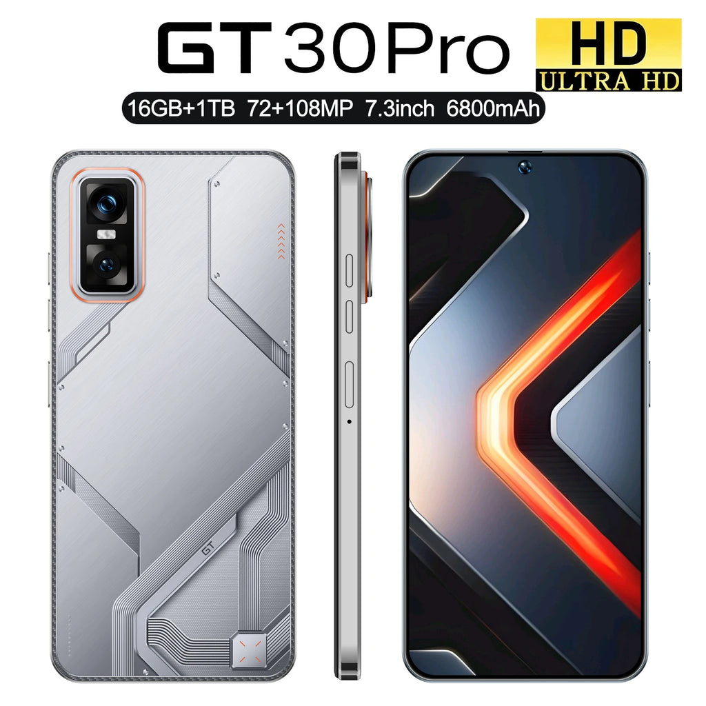 Android 14 5G Smartphone 7.3-inch 16GB RAM 1TB Storage Unlocked Mobile Tidesmit