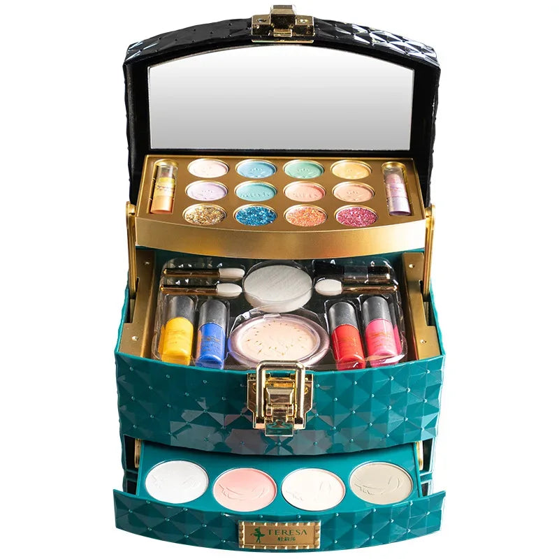 Childrens Makeup Set: Non-Toxic Professional Makeup Kit by Tidesmit Professional Makeup Kits Tidesmit