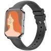 Smartwatch with Sleep Tracker & Blood Pressure Monitor - Model VS18 Black Silica Gel Strap VS18 My Store