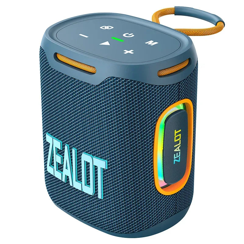 Portable Bluetooth Speaker with 360 Surround Sound - Compact Wireless Audio Blue My Store