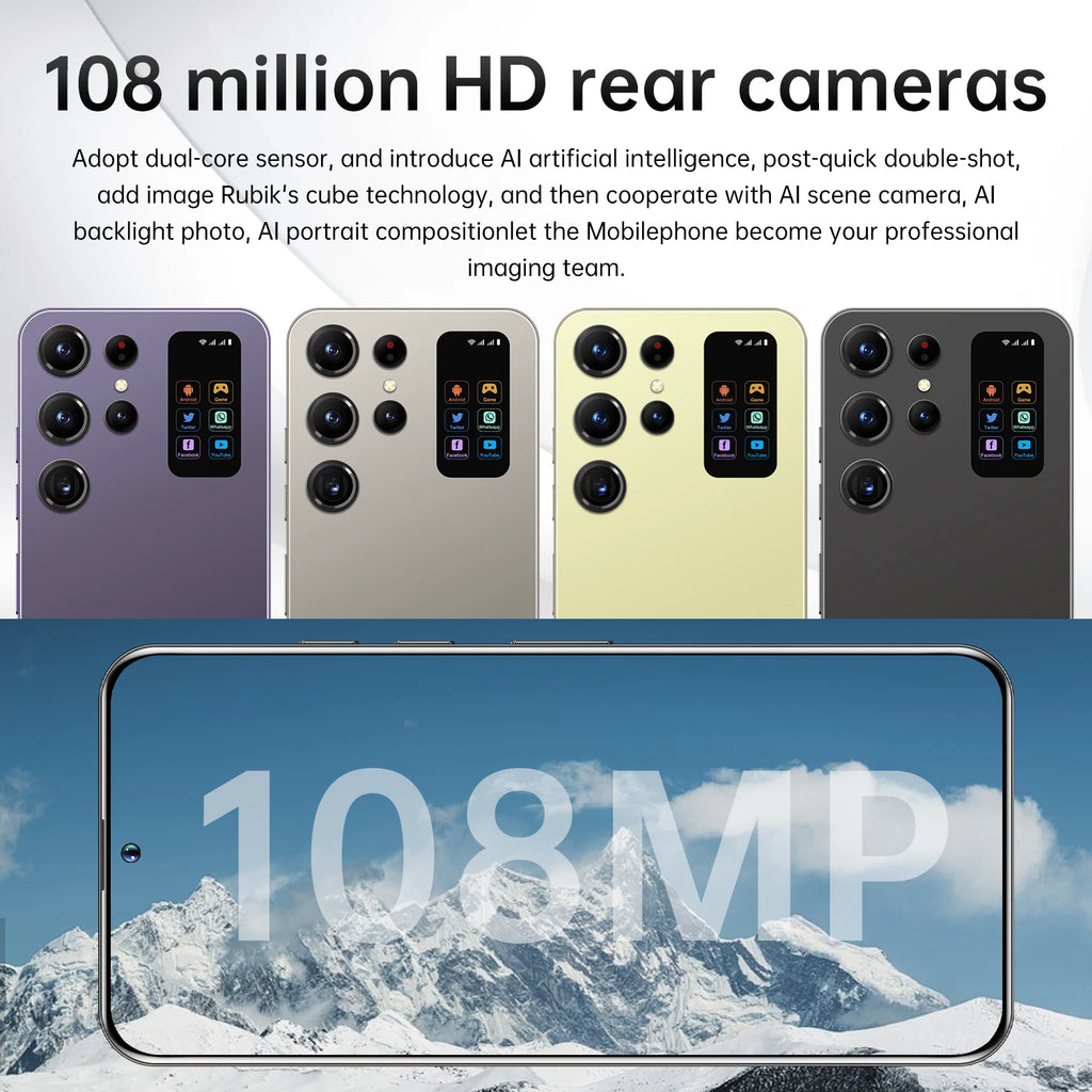 S25 Android 5G smartphone with 108MP rear camera and 1TB storage in 6th product gallery view