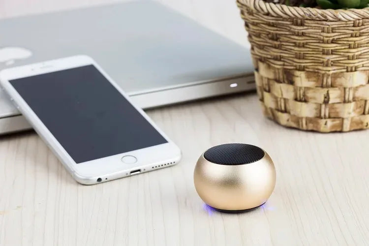 Portable Bluetooth Speaker: Metal Mini Wireless Audio with 360 Sound My Store