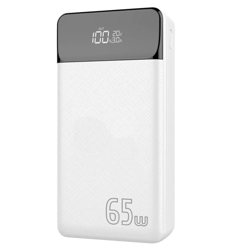Tidesmit 30000mAh 65W PD Fast Charging Power Bank - Black & White Tidesmit
