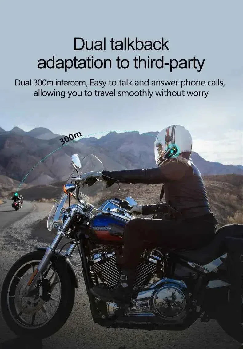 Motorcycle Helmet Bluetooth Headphones: Wireless Audio for Riders My Store