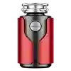 Food Waste Disposer 0.75HP 560W Two Stage Kitchen Shredder Tidesmit Red Tidesmit