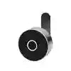 Fingerprint Cabinet Lock Zinc Alloy Keyless Smart Cam Lock Cam Lock silver Tidesmit