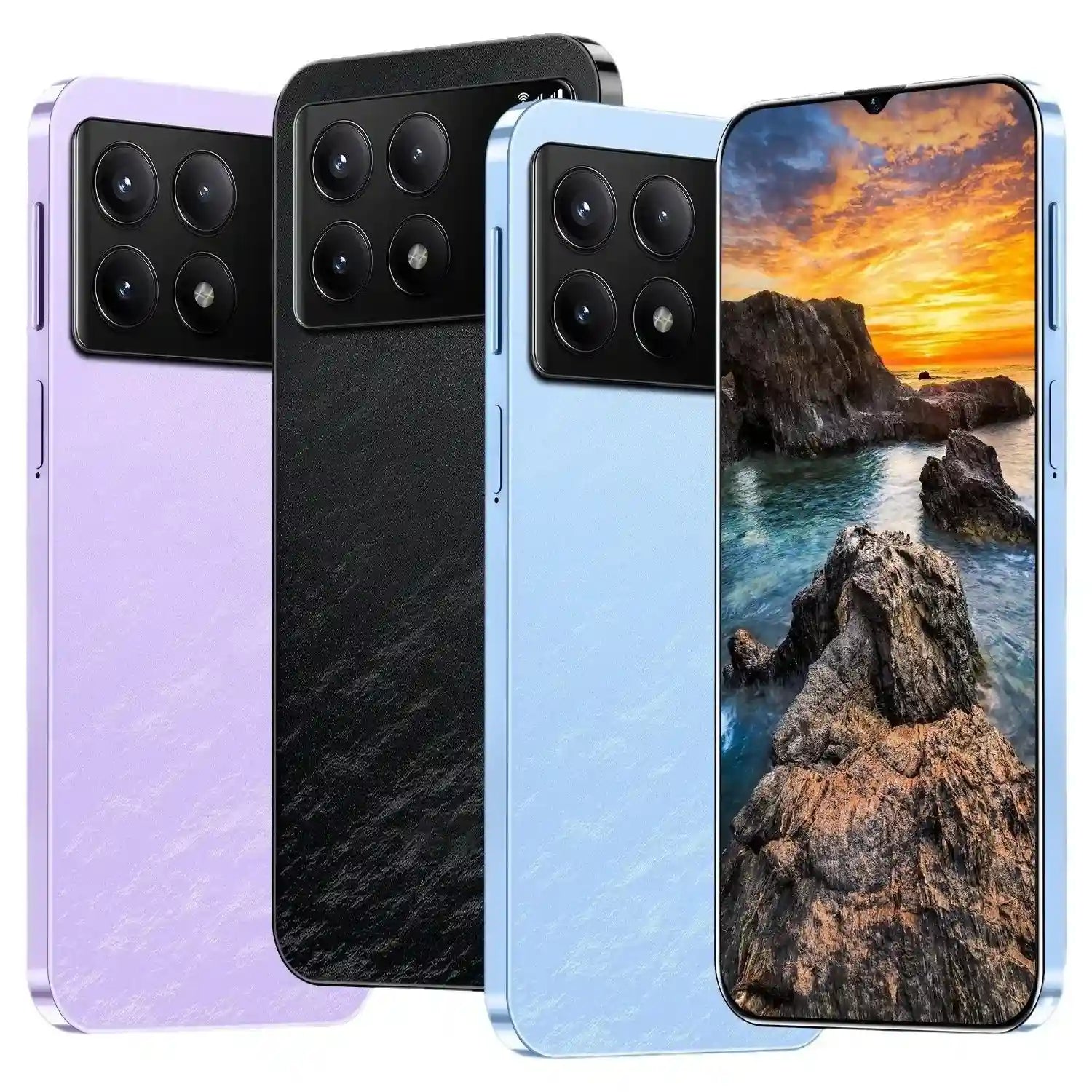 Tidesmit 5G Smartphone, 1TB Storage, 16GB RAM, Dual SIM Unlocked Tidesmit