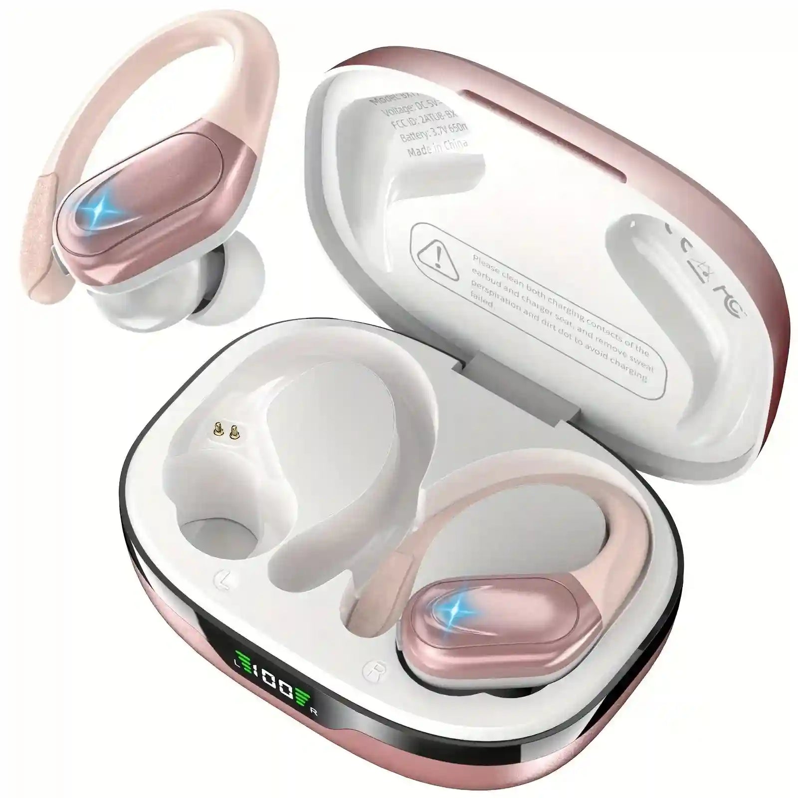 Tidesmit BX17 Wireless Earbuds TWS Stereo with LED Charging Case Tidesmit