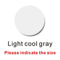 Glow-in-the-dark vending machine sticker, light cool gray circular design