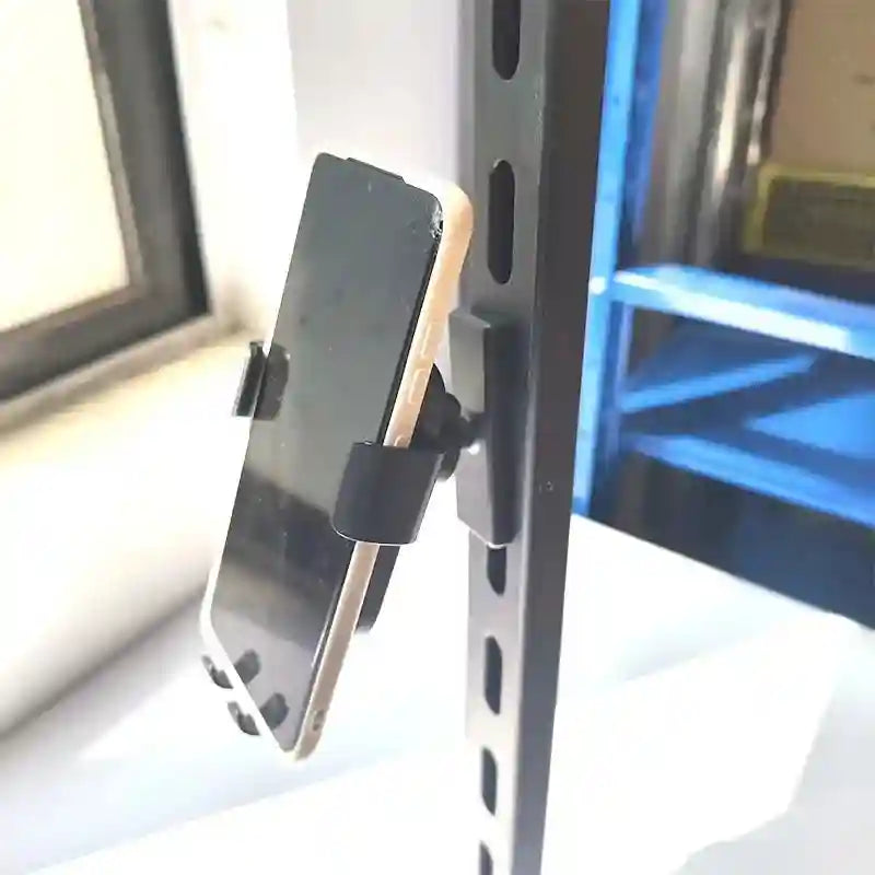 Magnetic Phone Holder for Gym | Strong Tripod Mount - Black | Tidesmit Tidesmit
