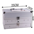 Professional Makeup Kit in Aluminum Case - Tidesmit Salon-Quality Set Professional Makeup Kits Silver Tidesmit