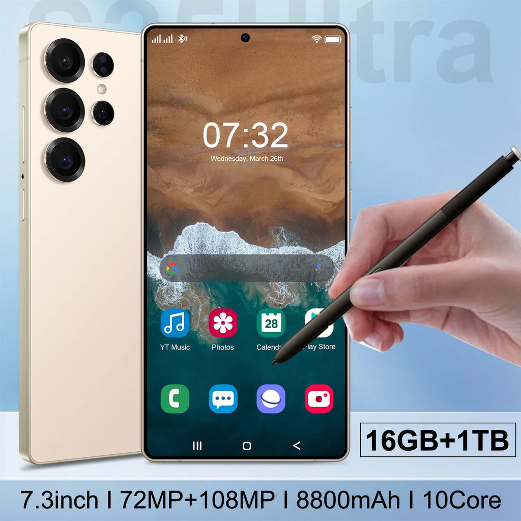 5G Smartphone 7.3Inch AMOLED, 16GB RAM, 1TB Storage - Tidesmit Essential Tidesmit