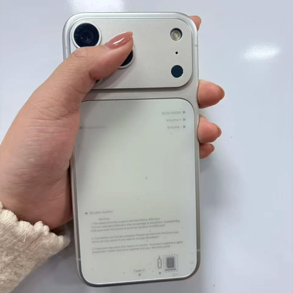 Factory Hot Selling 7.3 Inch 17 Pro Max 5G LTE Android 14 Smartphone Deca Core CPU 108MP Rear Camera HD AMOLED German French