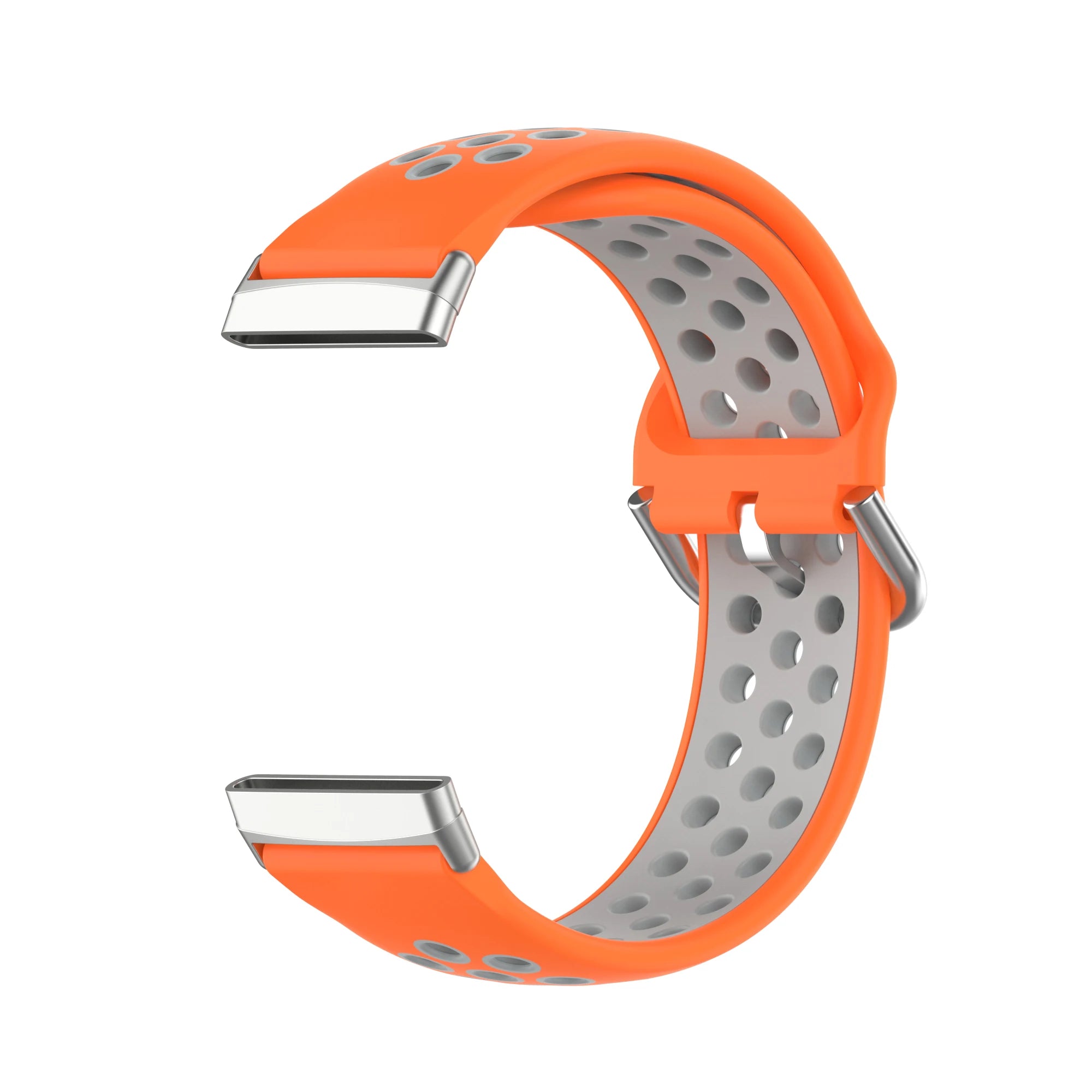 Colorful soft silicone sport wristband for Fitbit Versa 3 and Sense smartwatches in a comfortable casual style