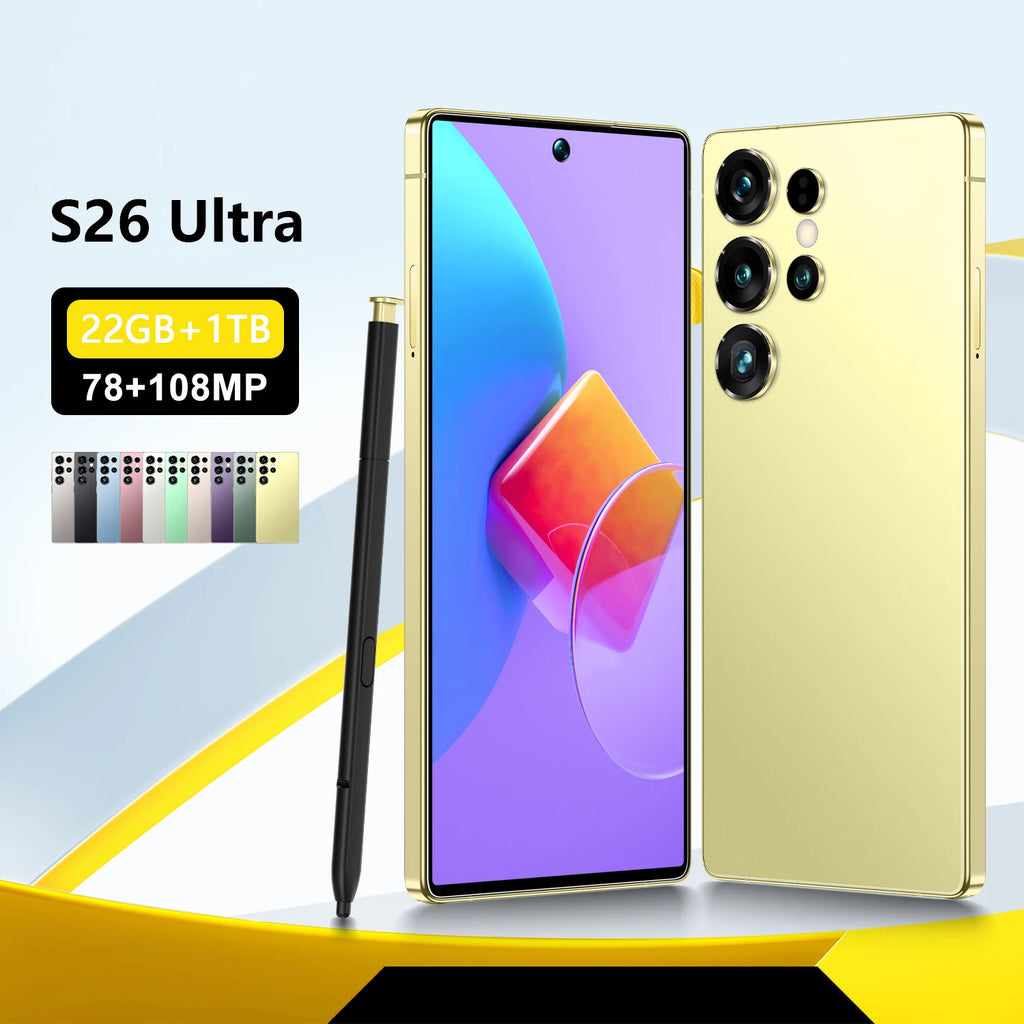 Android 14 5G Smartphone 7.3 Inch 22GB RAM 1TB Storage Tidesmit