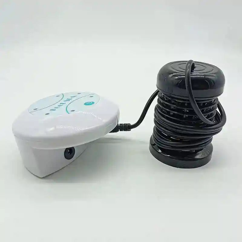White ionic foot detox machine with black ion cleanse array for home spa therapy and wellness bath treatment.