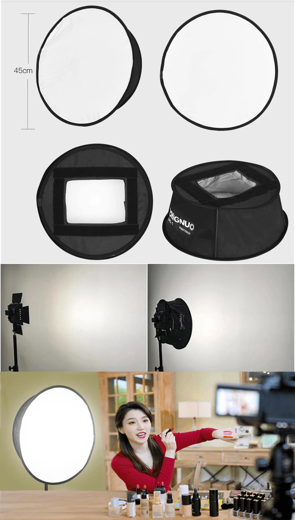 RGB LED Video Light Panel | Adjustable 3200-5600K DSLR Lighting Tidesmit