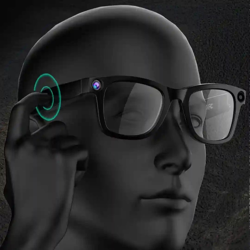 Smart Glasses with Integrated Camera, Music and Translation - Tidesmit G300 Tidesmit