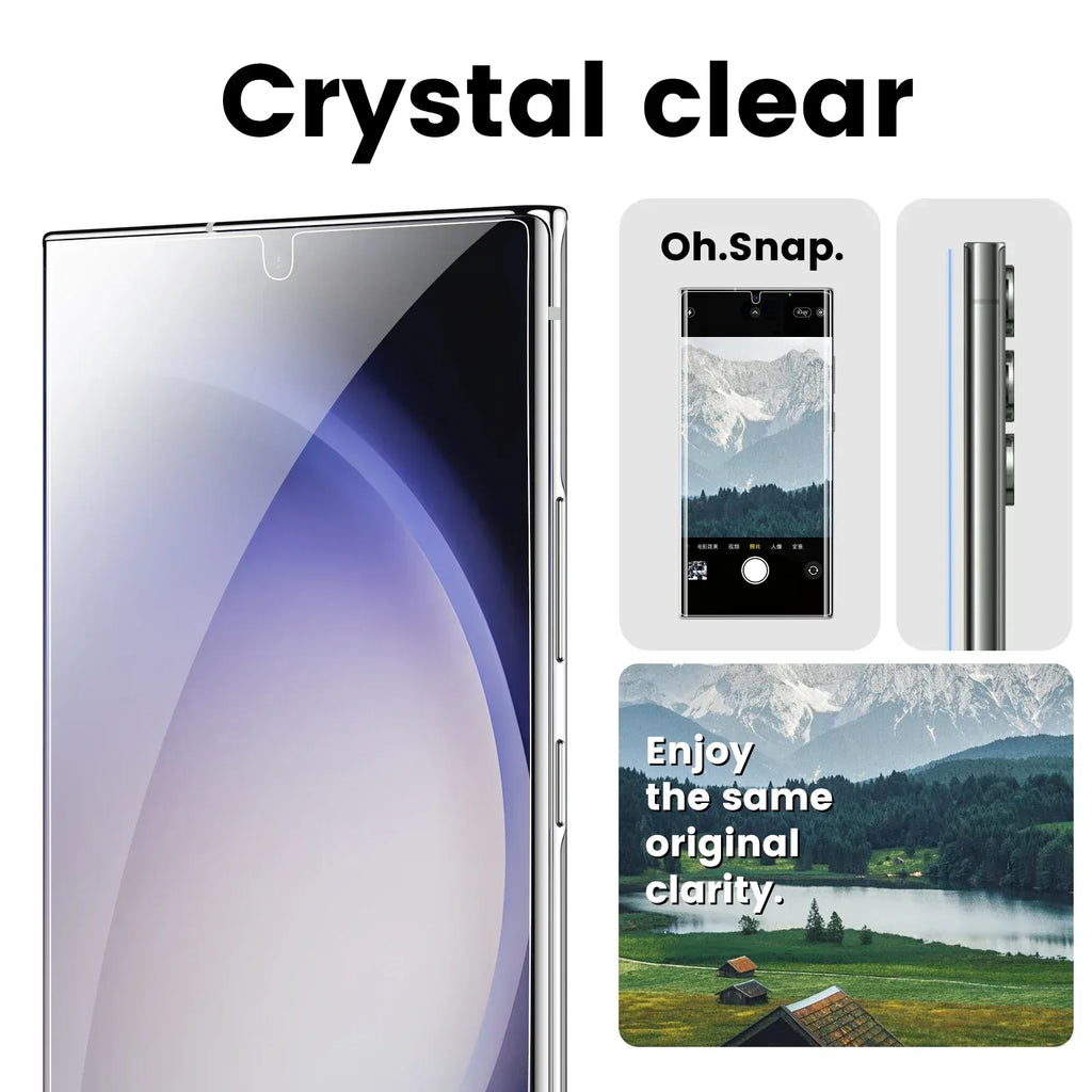 Galaxy S24 Ultra Screen Protector - 2 Pack Anti-Scratch Ceramic Shield Tidesmit