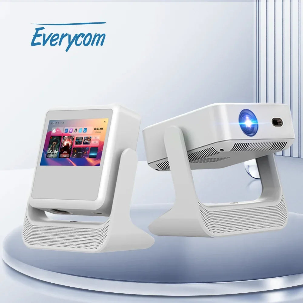 Pro Smart Projector 4K Android OS 5G WiFi - White | Tidesmit EU White My Store