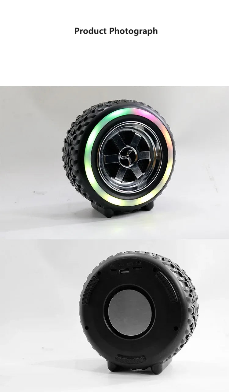 Portable Bluetooth Speaker | Rugged 360 Sound Wireless Audio - Black My Store