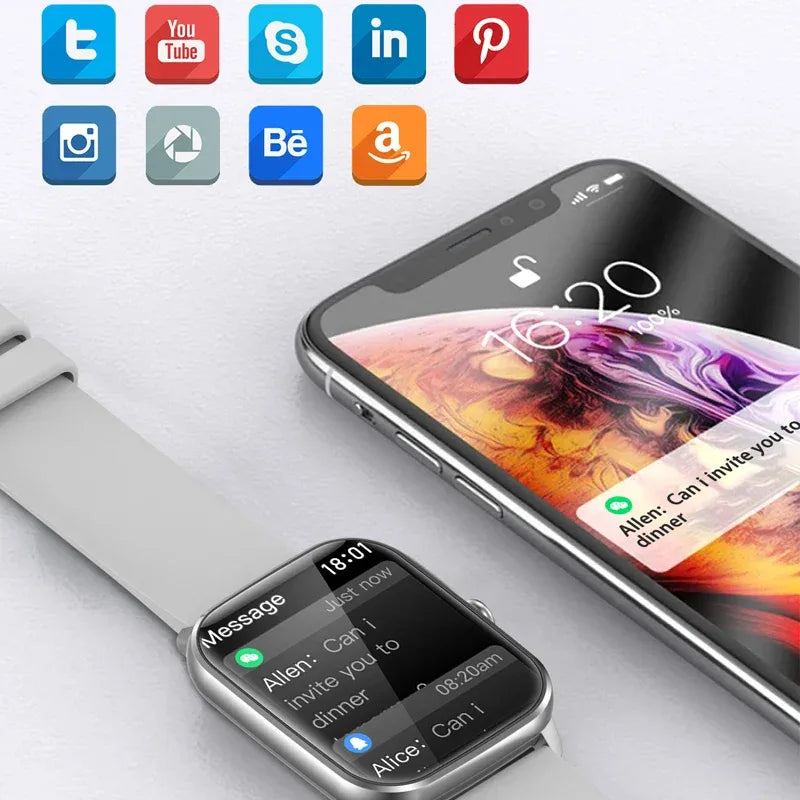 Fitness Tracker Smartwatch: 1.9 Inch Display with Heart Rate Monitor My Store