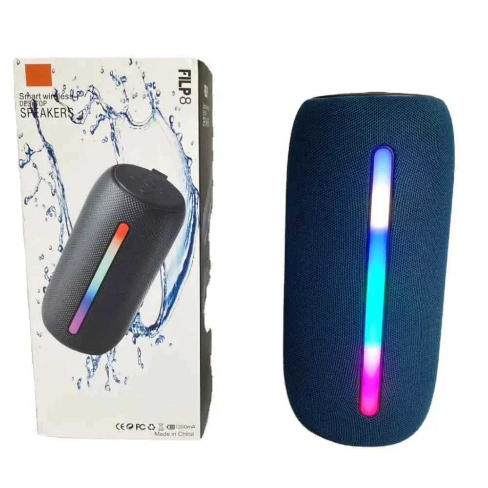 Portable Bluetooth Speaker: Waterproof Wireless Audio with Bass Boost Multi plastic My Store