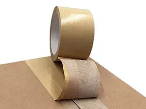 Custom Logo Branded Black Kraft Paper Tape Water Activated Acrylic Reinforced Shipping Packing for Professional Durable Results