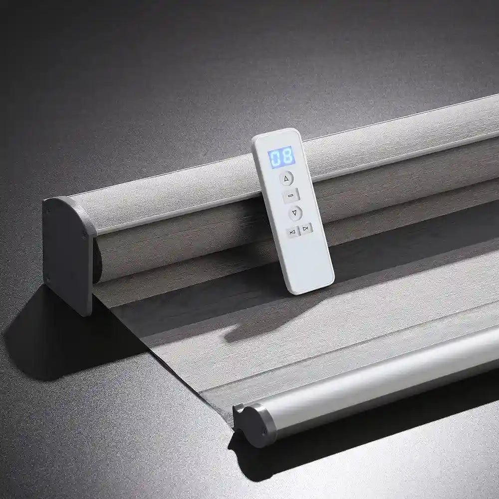 Motorized Zebra Blinds | Custom WiFi Blackout Shades for Smart Homes Tidesmit