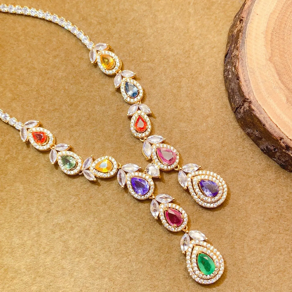 Seasonal Collection 925 Sterling Silver Natural Gemstone Necklace Rotating Catalog Fine Jewelry Supply