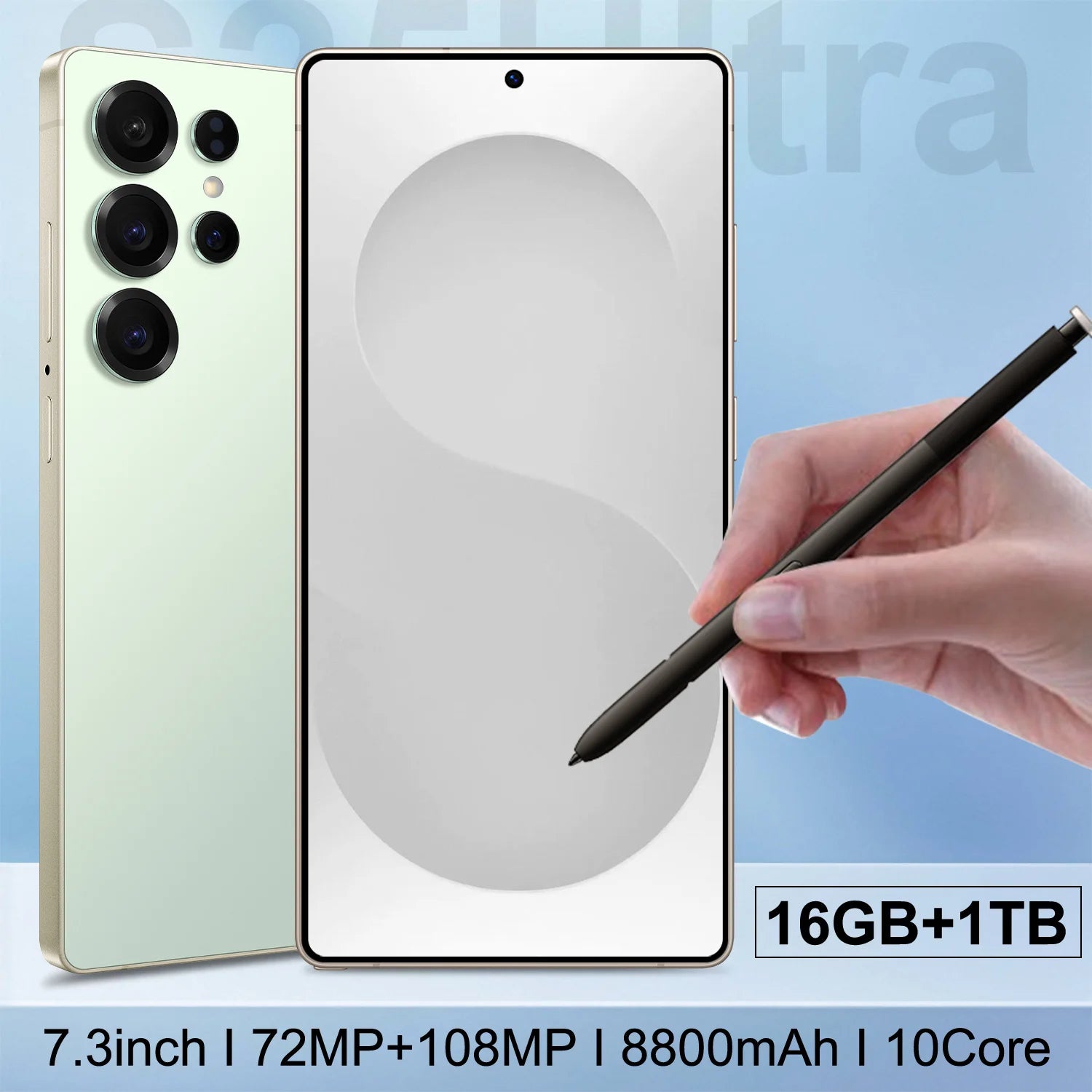 S25 Ultra 5G Smartphone 16GB 1TB Dual SIM - Gray Tidesmit