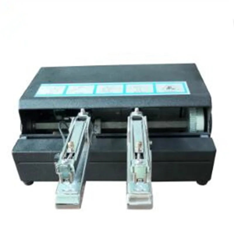 Three Heads Semi Automatic Electric Staple Free Stapler for Plastic Repair 24/6 Hard Paper/ Skin Blister Card Binding Machine