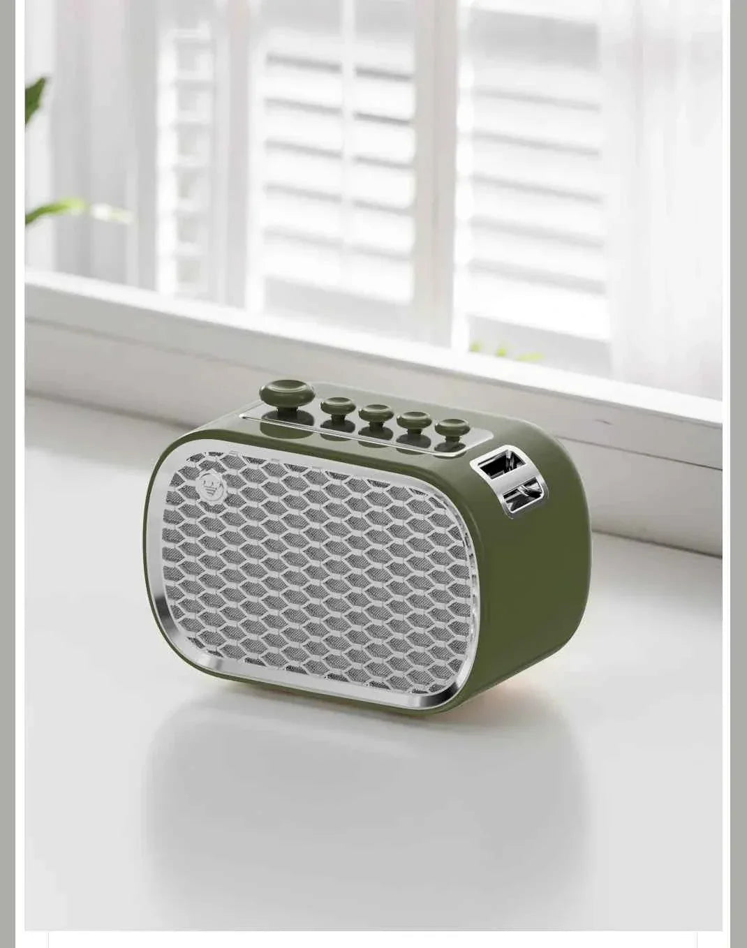 Portable Bluetooth Speaker - Wireless Beige Audio with 360 Sound My Store