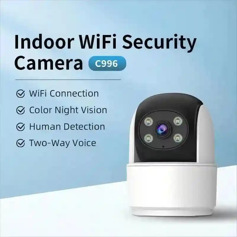 Indoor WiFi Security Camera 1080P FHD - Smart Wireless Baby Monitor Tidesmit