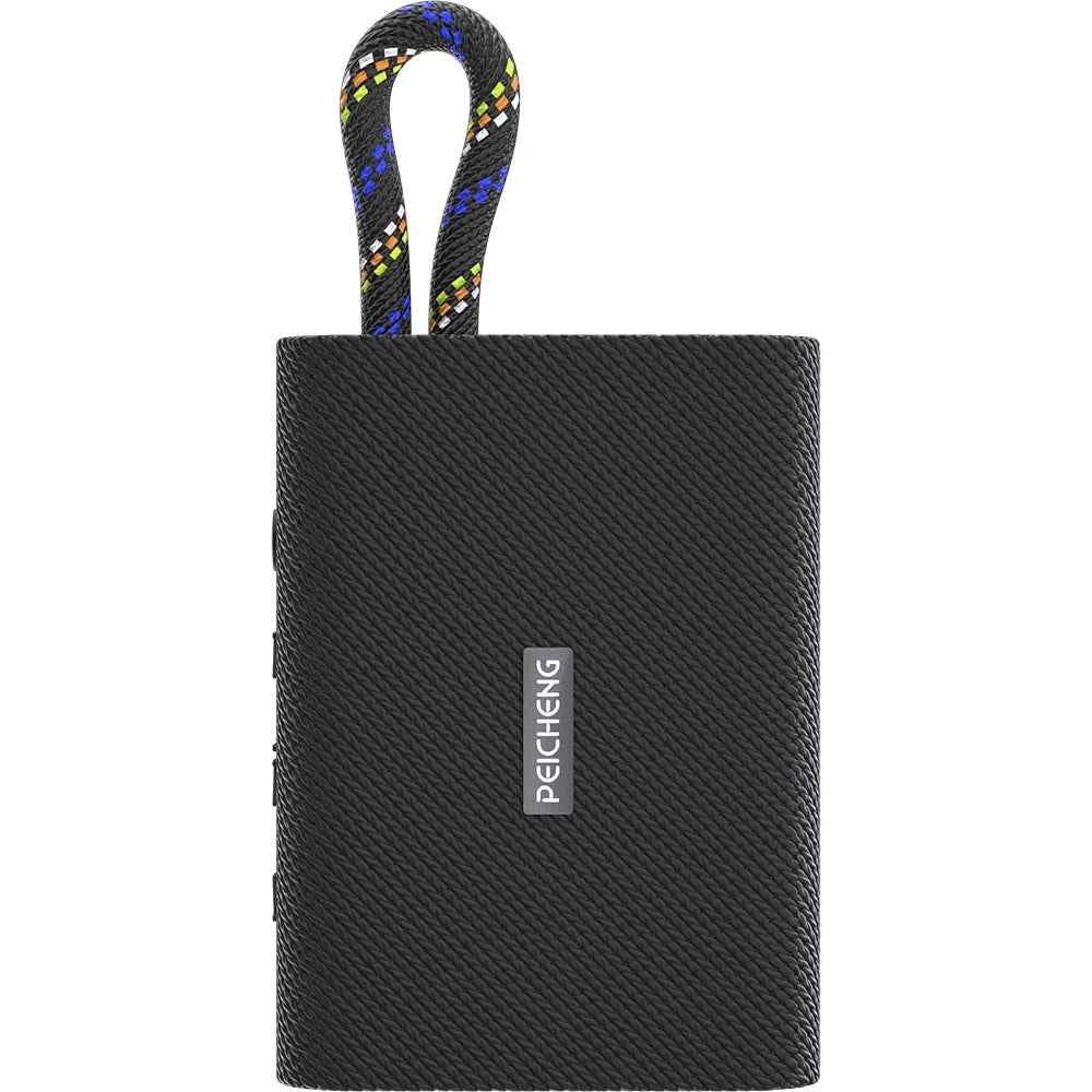 Portable Bluetooth Speaker: Waterproof Wireless Audio with 360 Sound - Black Black My Store