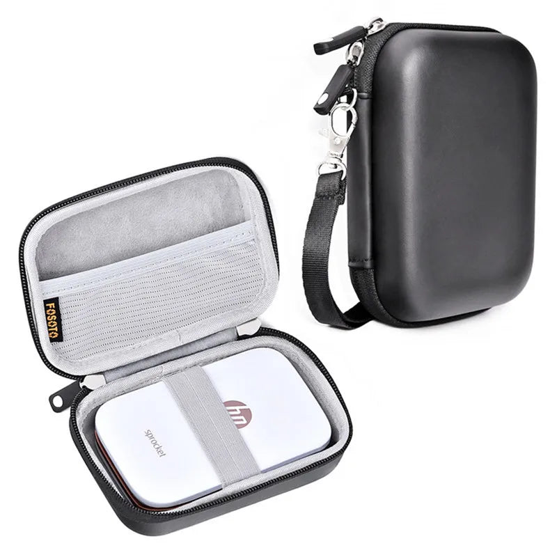 fosoto Portable Case Shell Cover Travel Carrying Storage Bag For ZIP Mobile Printer HP Sprocket Portable Photo Printer