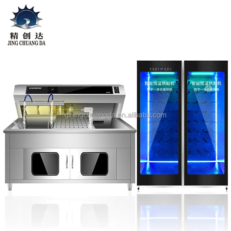 Multi-functional Intelligent 304 Stainless Steel Semi Automatic Shoe Washing Machine with Dryer 32 Paris Dryer Shoes Machine