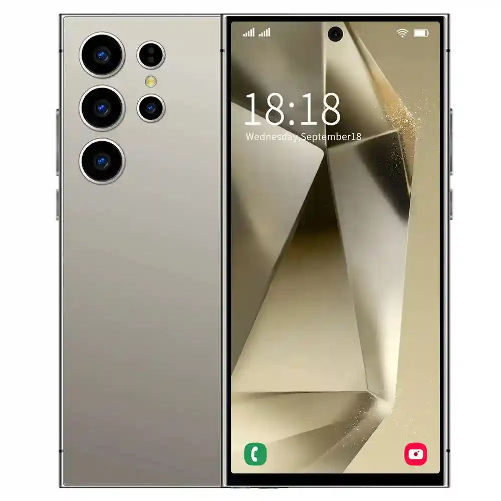 Tidesmit Android 14 5G Smartphone - 16GB RAM, 1TB Storage, 7.2 Inch Gray 16g Tidesmit