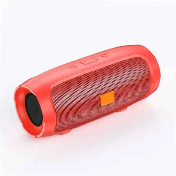 Portable Bluetooth Speaker with Heavy Bass Stereo - IPX7 Waterproof Red Universal My Store
