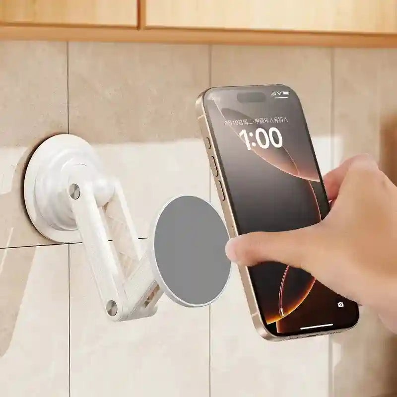 Foldable Magnetic Phone Mount - 360 Adjustable for Bathroom by Tidesmit Tidesmit