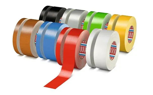 Tesa 4651 High-Performance Cloth Tape  Black Premium Acrylic Coated Colored Cloth Tape