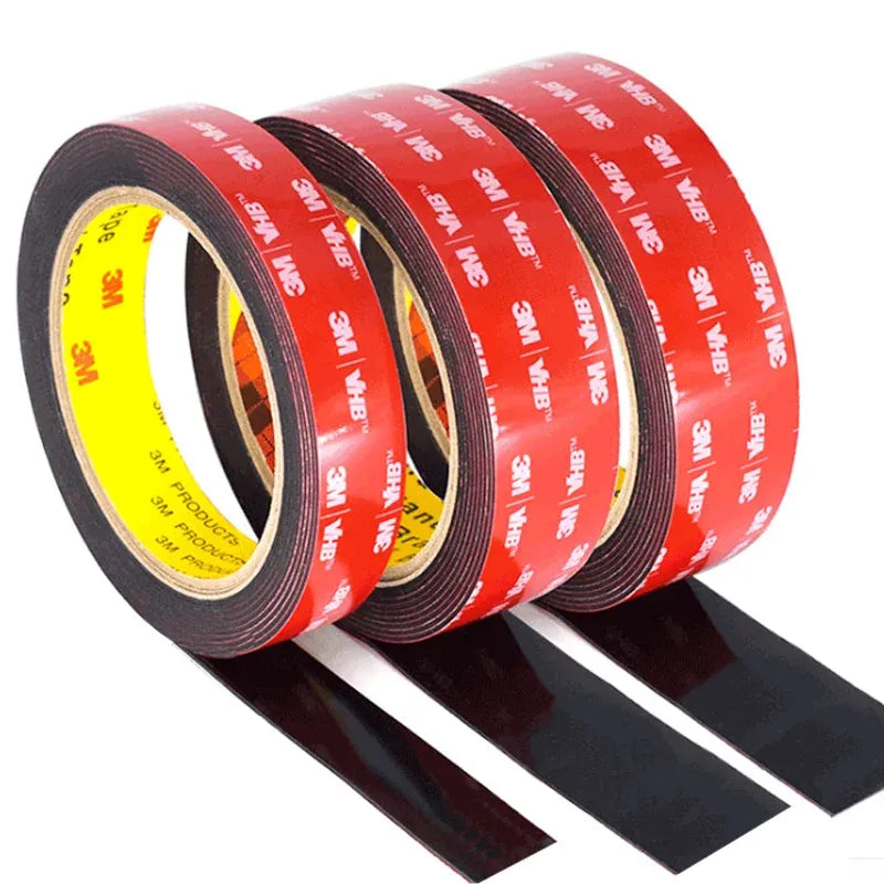 Original 3M VHB 5952 Double-sided Tape Black 1.1mm Thickness Strong Waterproof Car Foam Tape Double Sided Acrylic Adhesive Tape
