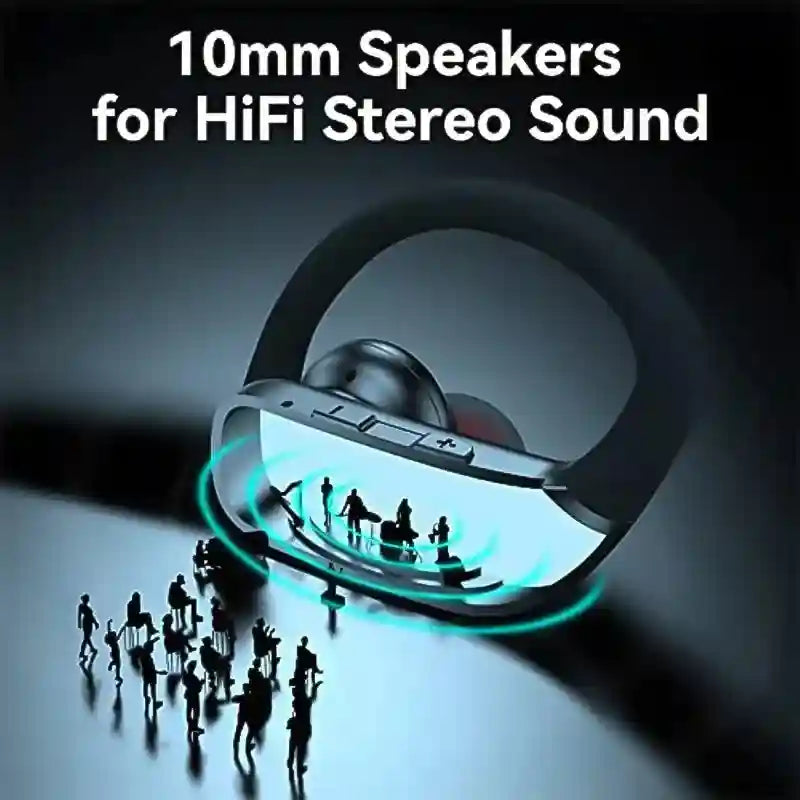 Wireless Gaming Earbuds With Mic T16 – Tidesmit Sport Fit Black Tidesmit