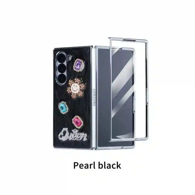 Samsung Z Fold 6 Screen Protector Tempered Glass | 9H Hardness Case-Friendly Black OPP Bag Tidesmit